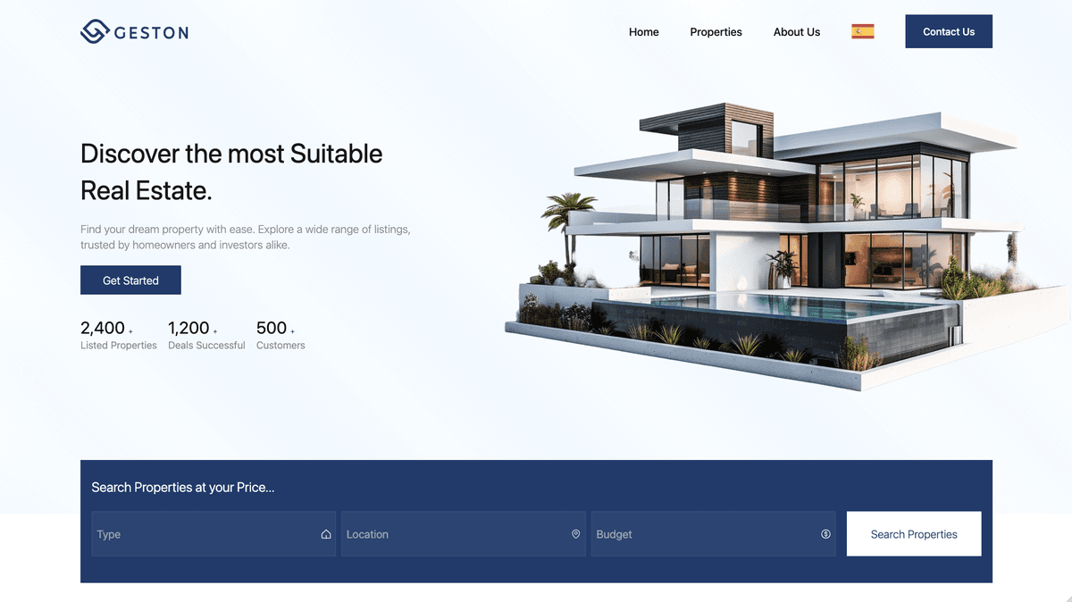 Real Estate Agency Website in Almería, Spain
